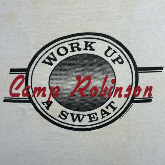 Vintage 80s USA America, Work Up A Sweat, Camp Robinson 1988 T-shirt