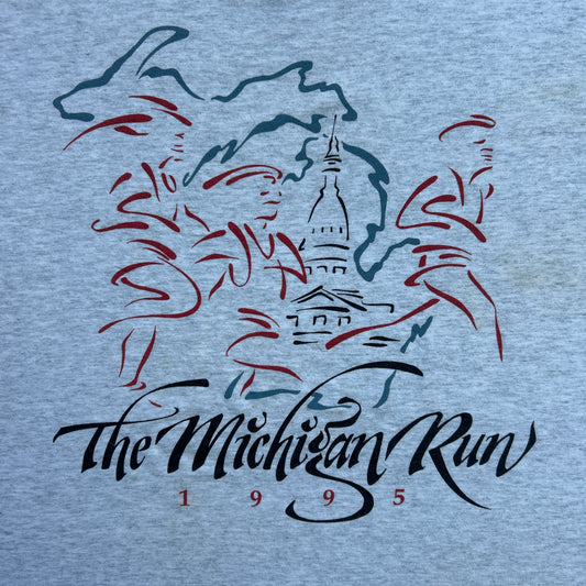 Vintage 90s The Michigan Run 1995 T-shirt