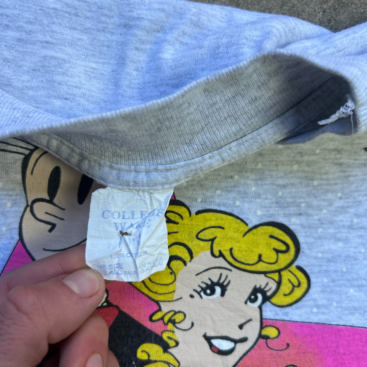 Vintage 90s Blondie Comic Strip x TV Show 1994 Graphic Print Promotional Merchandise T-shirt