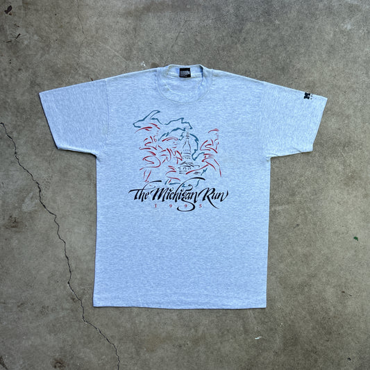 Vintage 90s The Michigan Run 1995 T-shirt