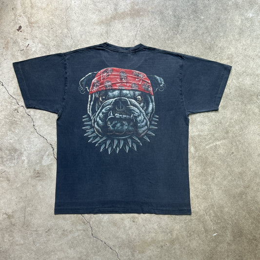 Vintage 90s Gangster British Bulldog T-shirt