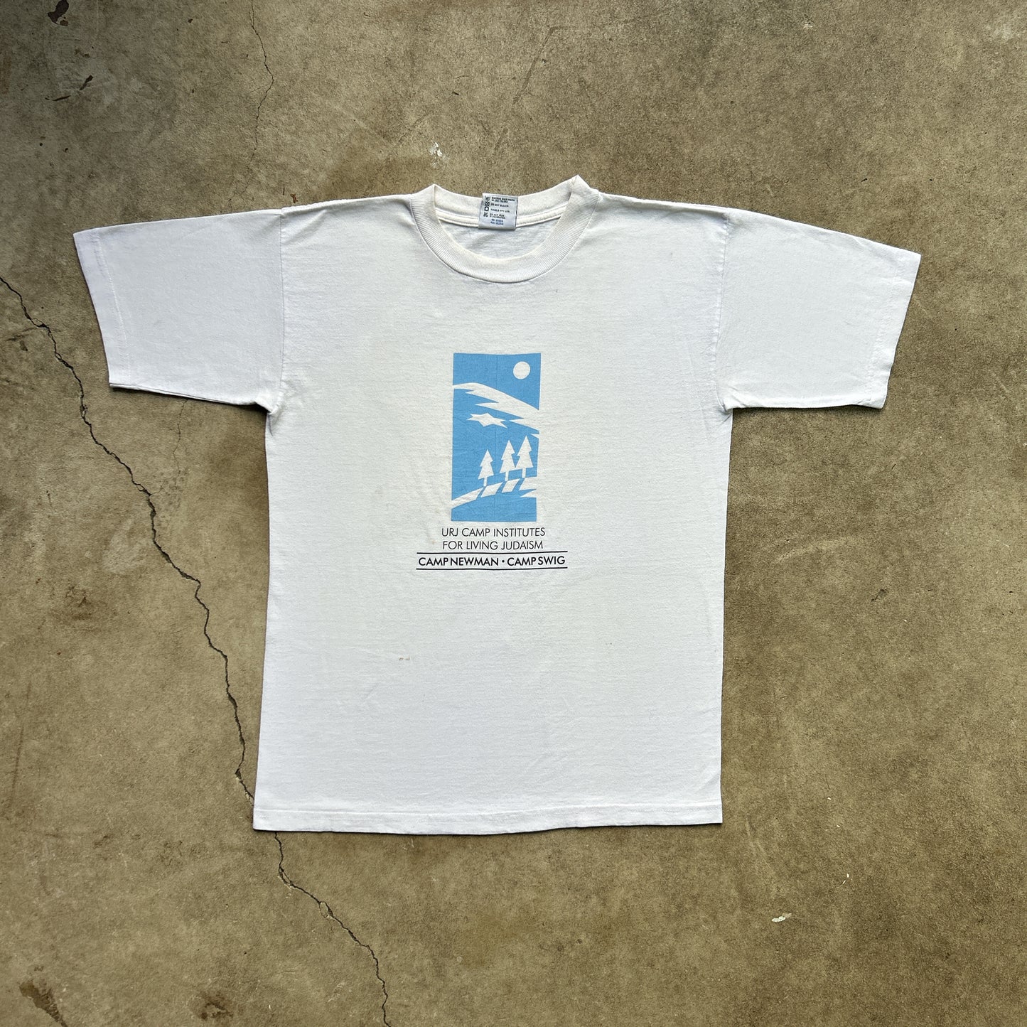 Vintage 90s URJ Camp Institutes For living Judaism, Camp Newman, Camp Swig T-shirt