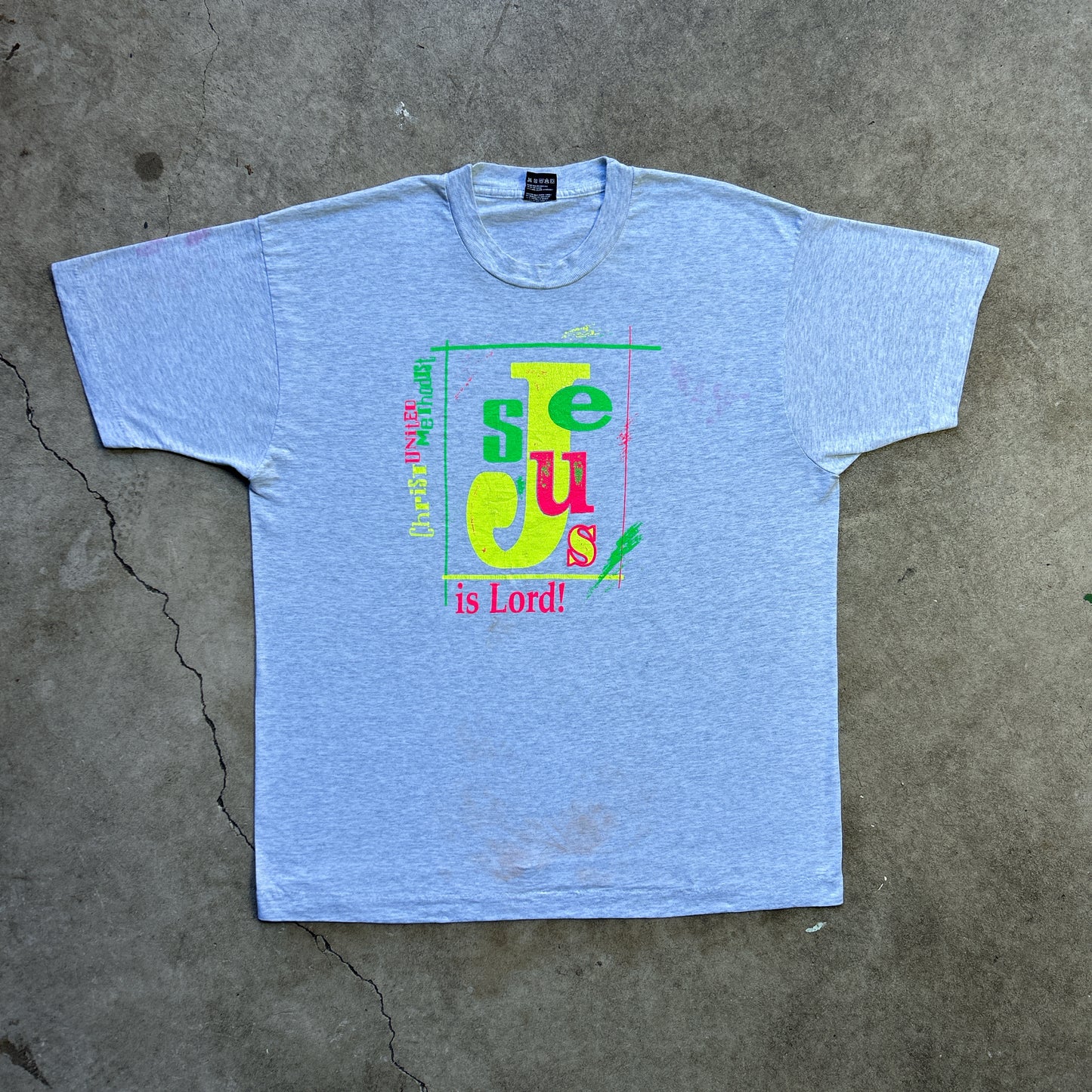 Vintage 90s Jesus is Lord, Christ United T-shirt