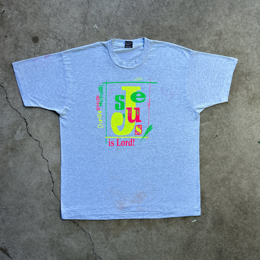 Vintage 90s Jesus is Lord, Christ United T-shirt