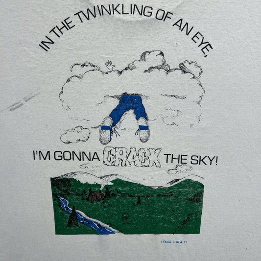 Vintage 90s Youth Quake, In the Twinkling of an Eye, Im Going to Crack the Sky T-shirt
