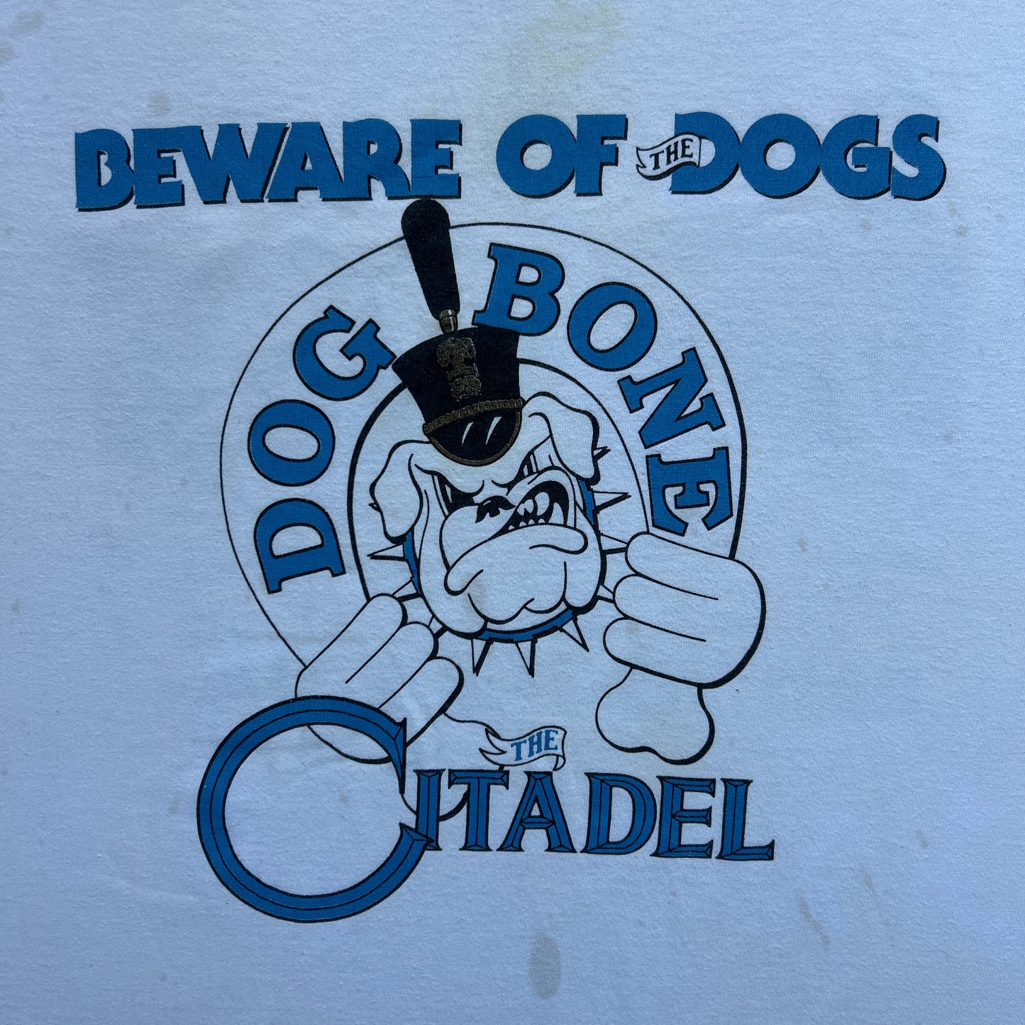 Vintage 90s The Citadel "Beware of the Dogs" American Theater T-shirt