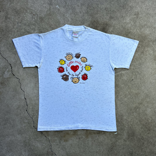Vintage 90s Little Smiles, Come From The Biggest Hearts T-shirt