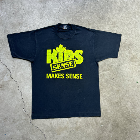 Vintage 90s Canadian Kids Sense Make Sense, T-shirt