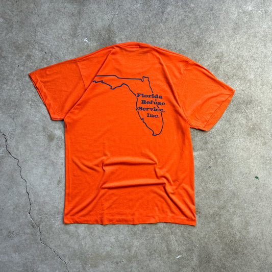 Vintage 90s Florida Refuse Service Inc. T-shirt