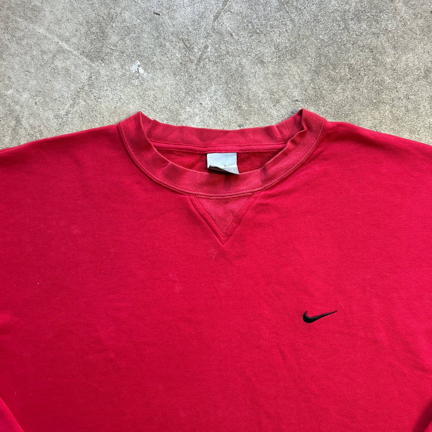 Vintage 2000s Red Nike Crewneck Sweatshirt
