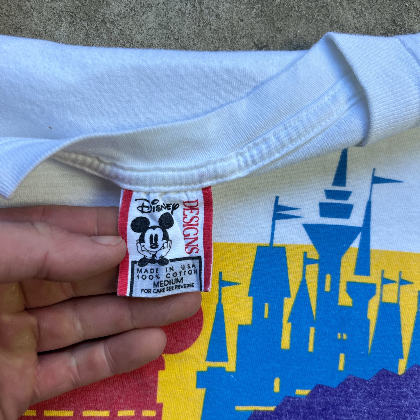 Vintage 90s Mickey Mouse Walt Disney World T-shirt