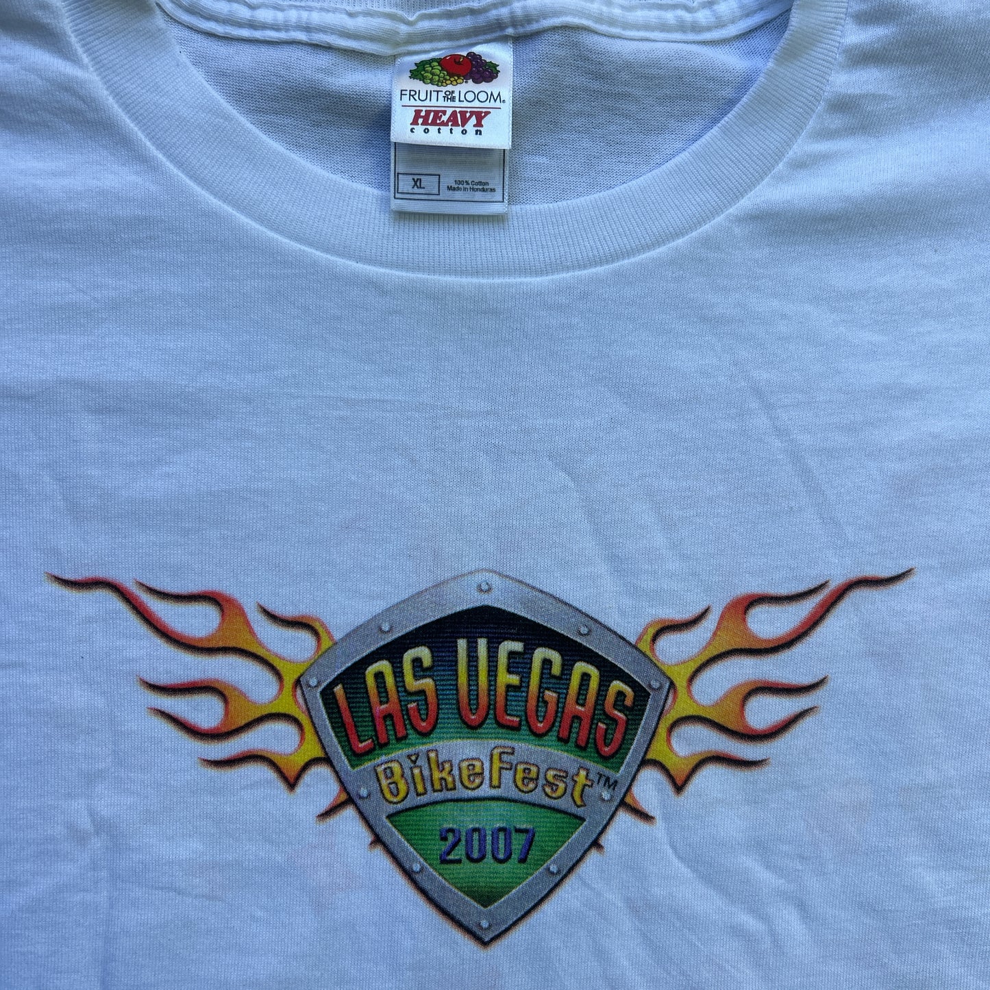 Vintage 2000s Las Vegas Bike Fest 2007 T-shirt