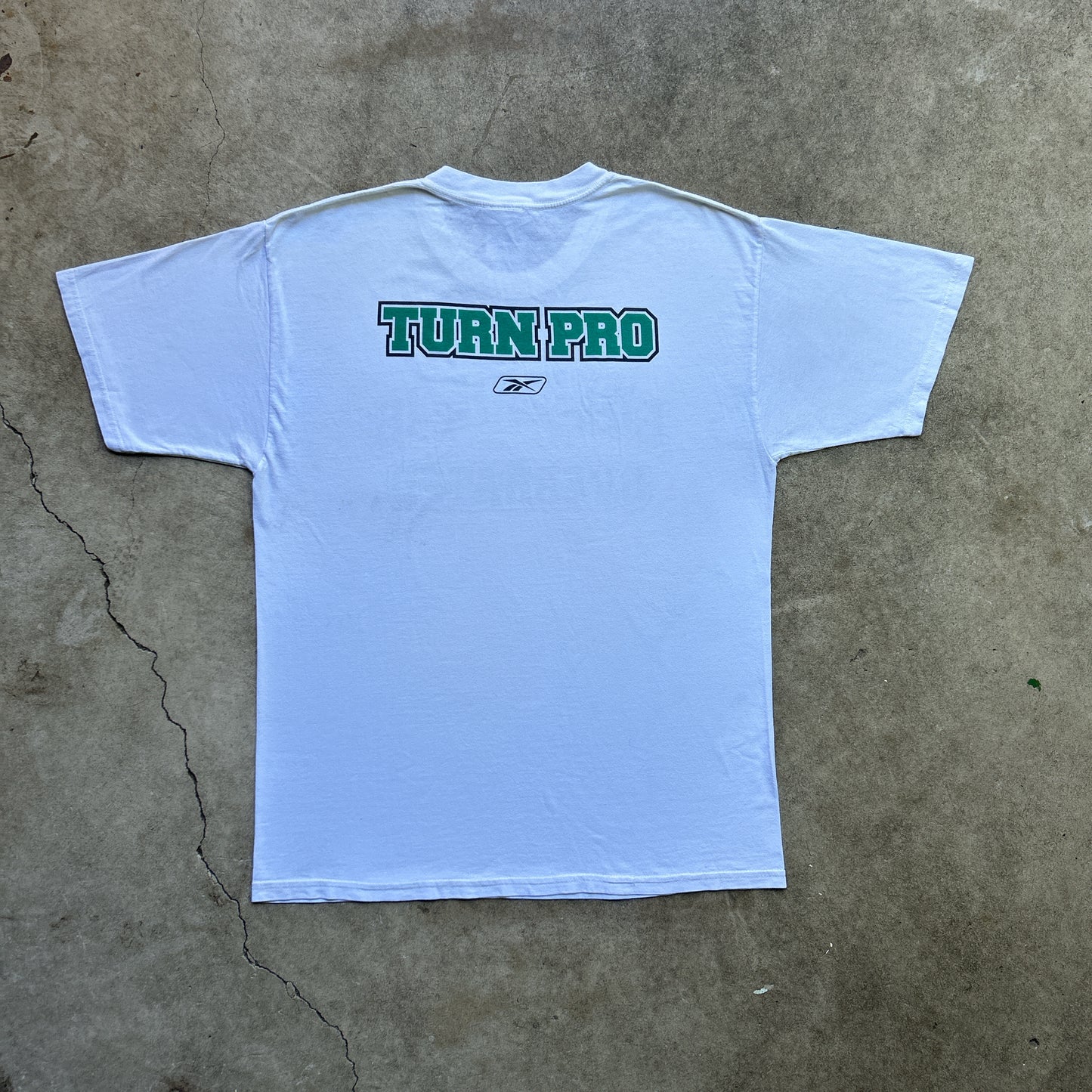 Vintage 2000s College is Overrated, Turn Pro, Reebok T-shirt