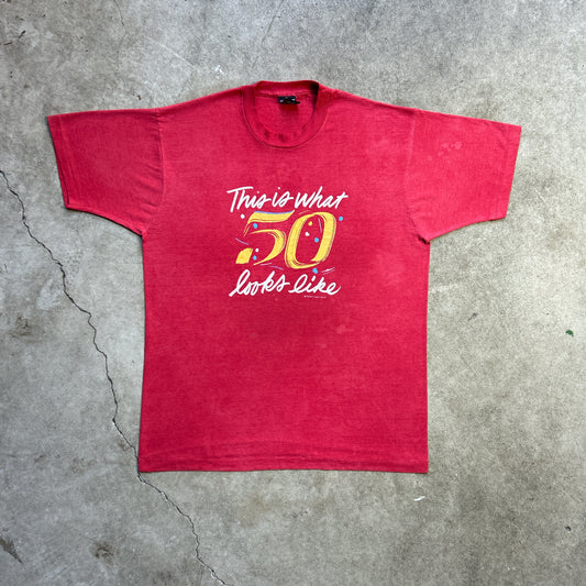 Vintage 90s This Is What 50 Looks Like T-shirt