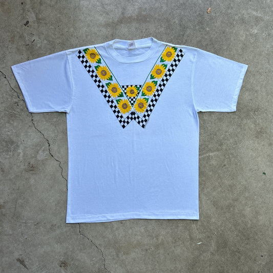 Vintage 90s Vicki Melhart Sunflower 1991 T-Shirt
