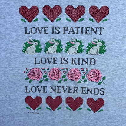 Vintage 90s Love Is Patient, Love Is Kind, Love Never Ends, 1994 T-shirt