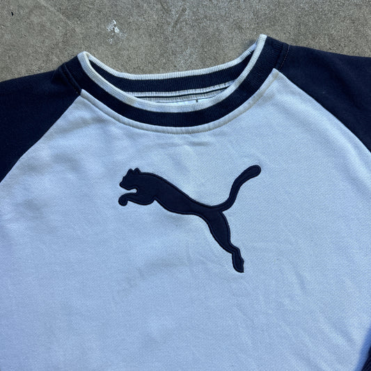 Vintage 2000s Puma Two Tone Crewneck Sweatshirt