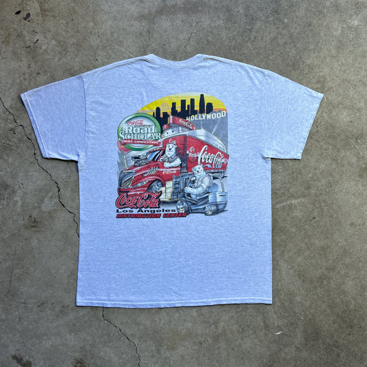 Vintage 90s COCA-COLA, Polar Bears Driving, Road Scholar Skill Competition LA T-shirt