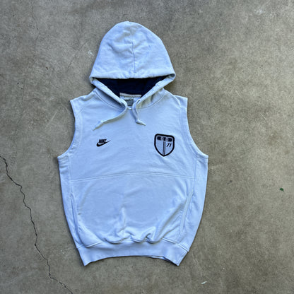 Vintage 2000s Armless Track Racing Number 71 Nike Hooded Jumper