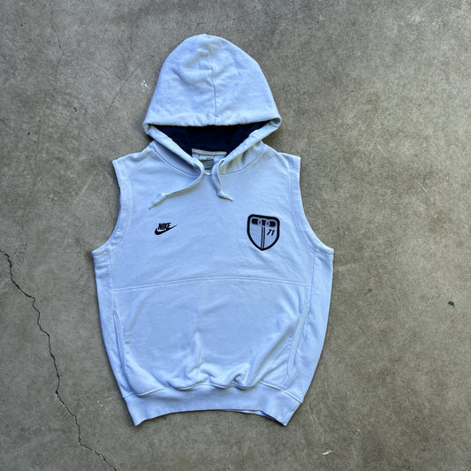 Vintage 2000s Armless Track Racing Number 71 Nike Hooded Jumper