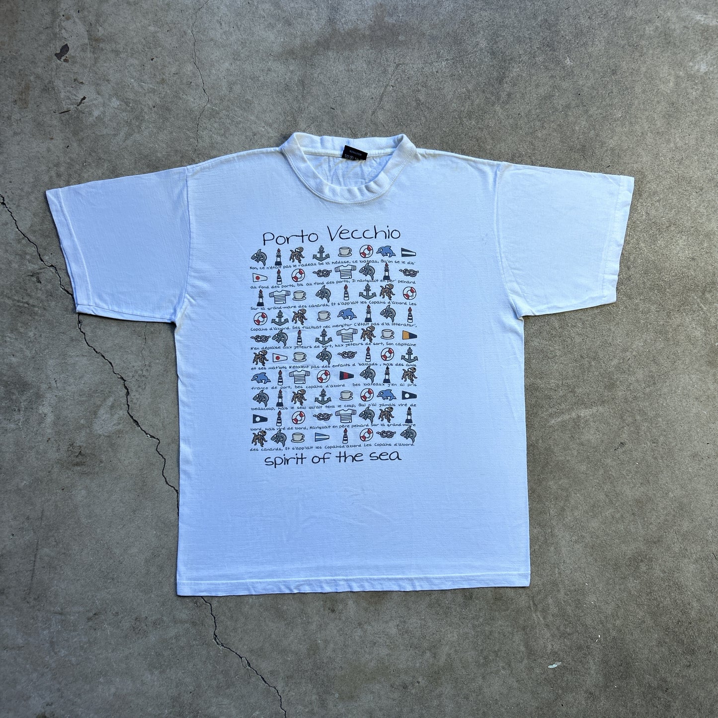 Vintage 90s Porto Vecchio, Spirit Of The Sea T-shirt