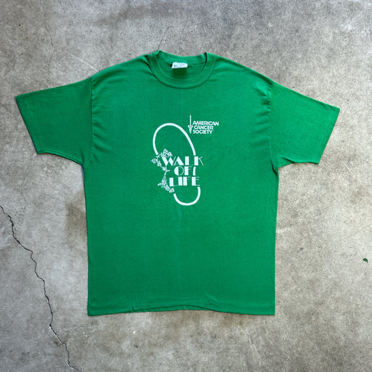 Vintage 80s American Cancer Society, Walk For Life T-shirt