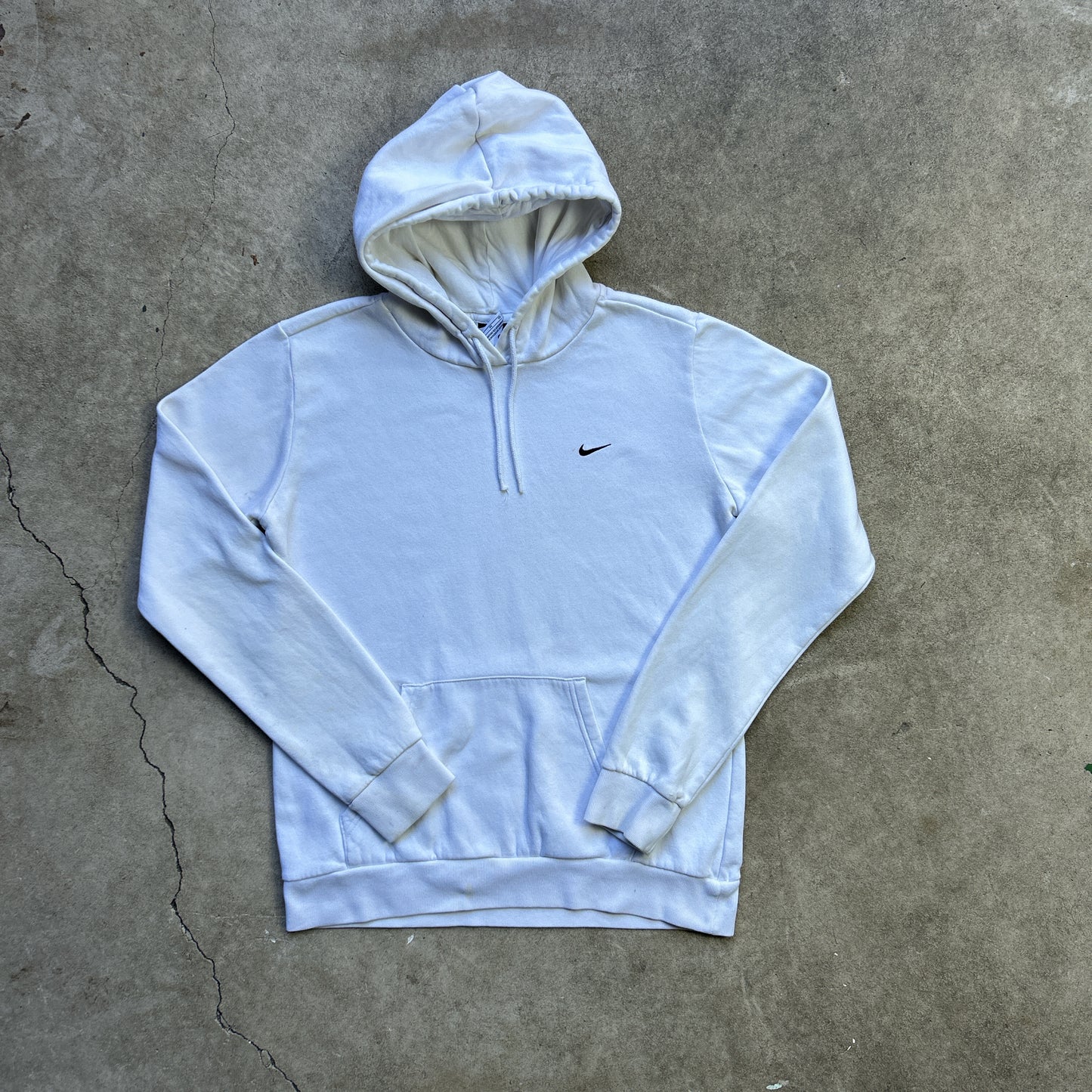 Vintage 2000s Two Tone White & Black Nike Hoodie