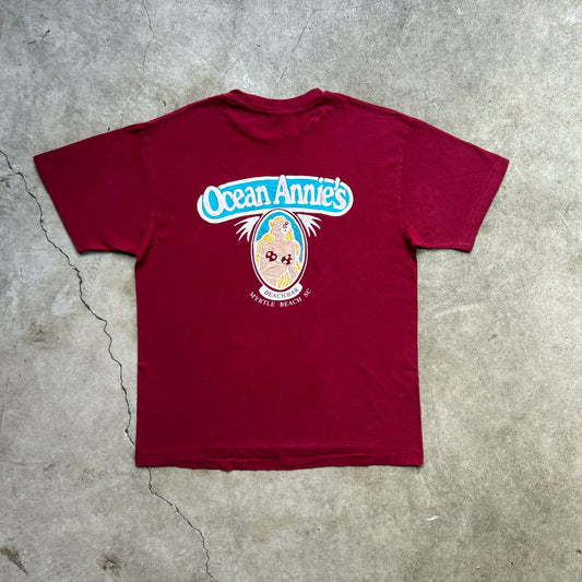 Vintage 90s Ocean Annie's Beach Bar, Myrtle Beach, SC T-shirt