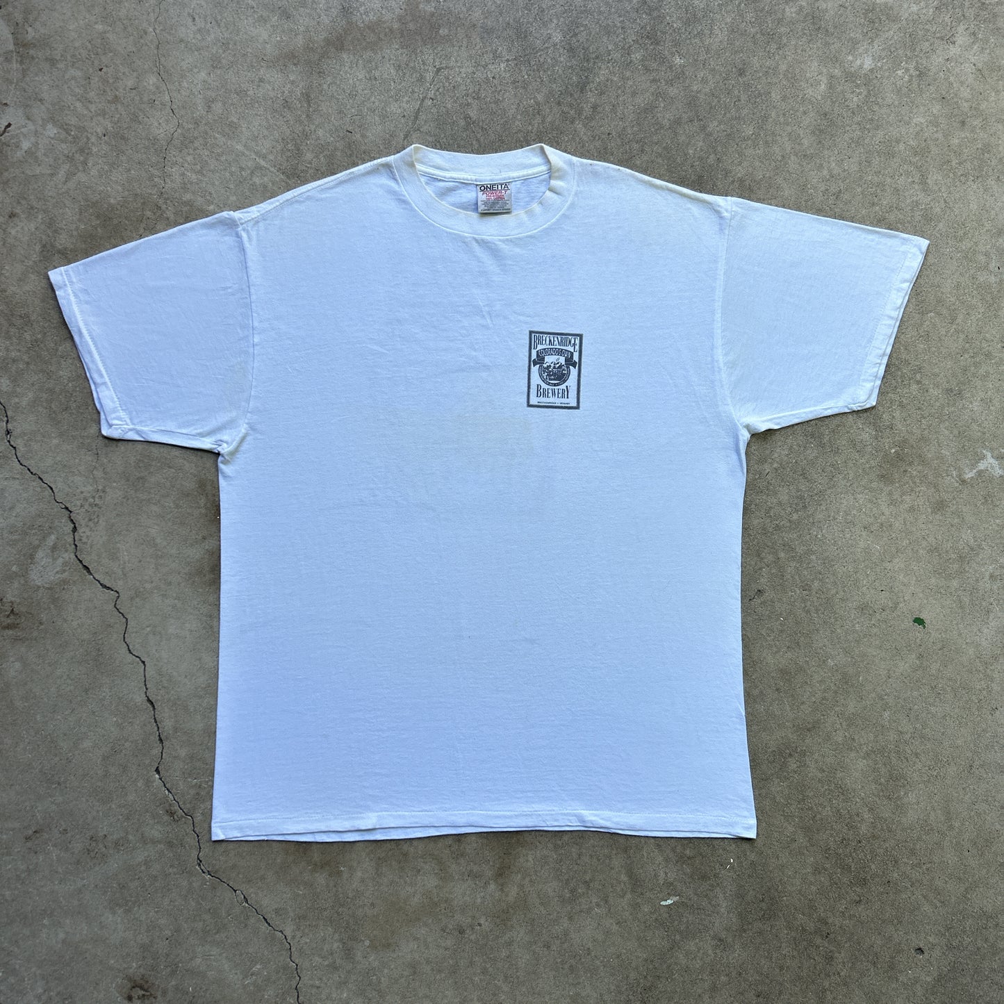 Vintage 90s Breckenridge India Pale Ale Beer T-shirt