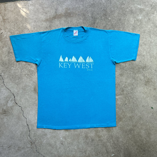 Vintage 80s Keywest America Tall Ships T-shirt