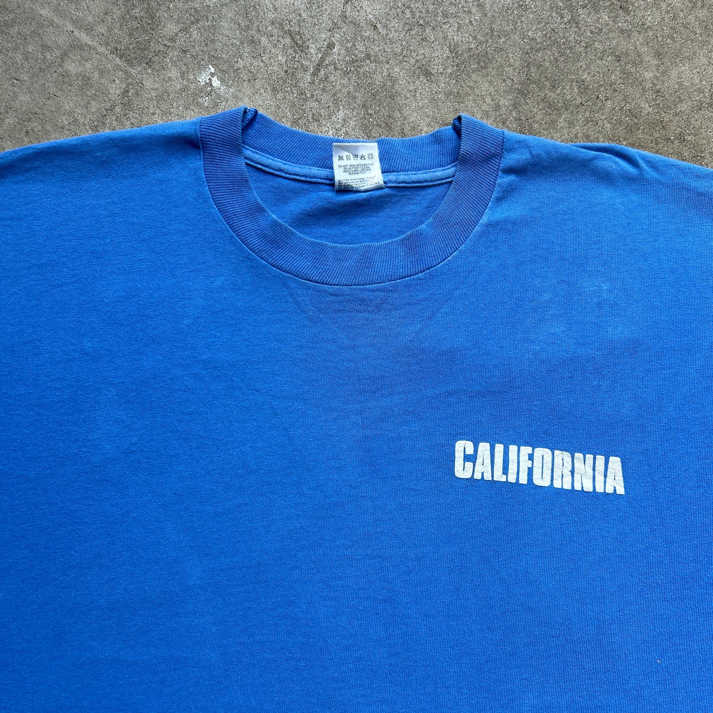 Vintage 90s USA California Beaches Tourist Graphic Print T-shirt