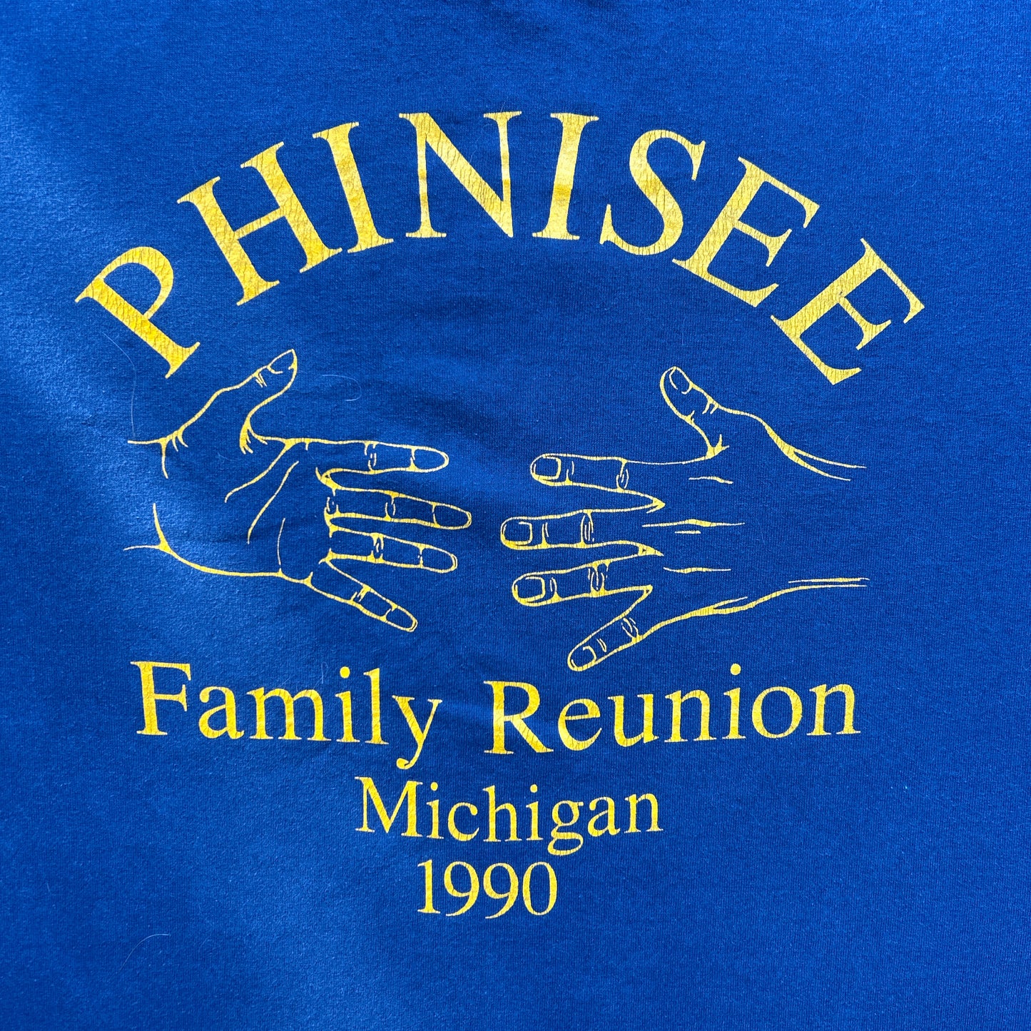 Vintage 90s Phineisee Family Reunion, Michigan T-shirt