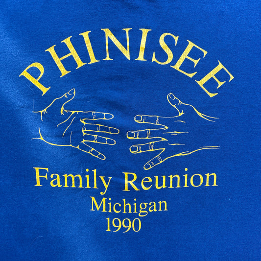 Vintage 90s Phineisee Family Reunion, Michigan T-shirt
