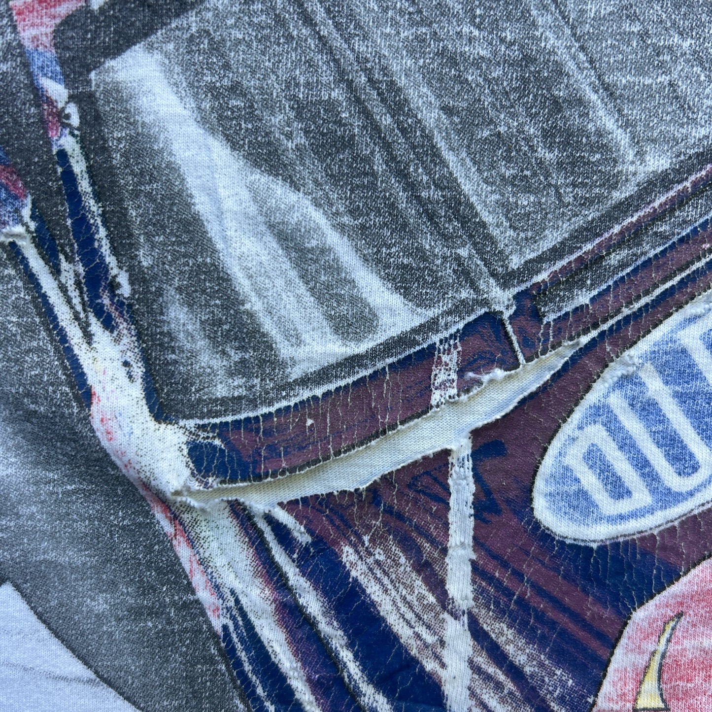 Vintage Rare 90s Jeff Gordon NASCAR X Superman Comics 1999 AOP T-shirt
