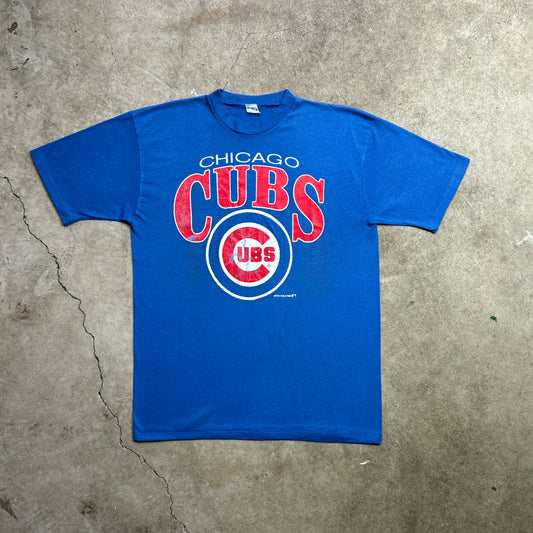 Vintage 80s MLB Baseball USA Chicago Cubs 1988 T-shirt
