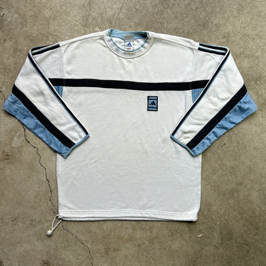 Vintage 90s Adidas Three Tone Crewneck Sweatshirt
