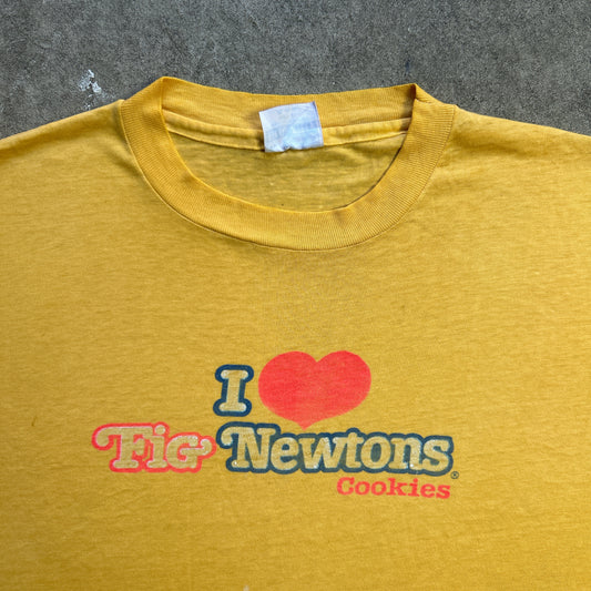 Vintage Rare 80s I Love Fig Newtons Cookies T-shirt