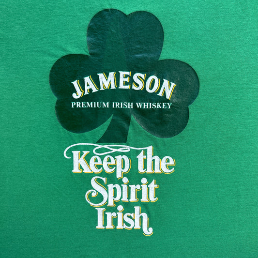 Vintage 90s Jameson Premium Irish Whisky, Keep The Spirit Irish T-shirt