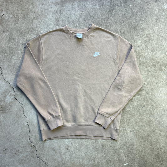 Vintage 2000s Nike Tan Crewneck Sweatshirt