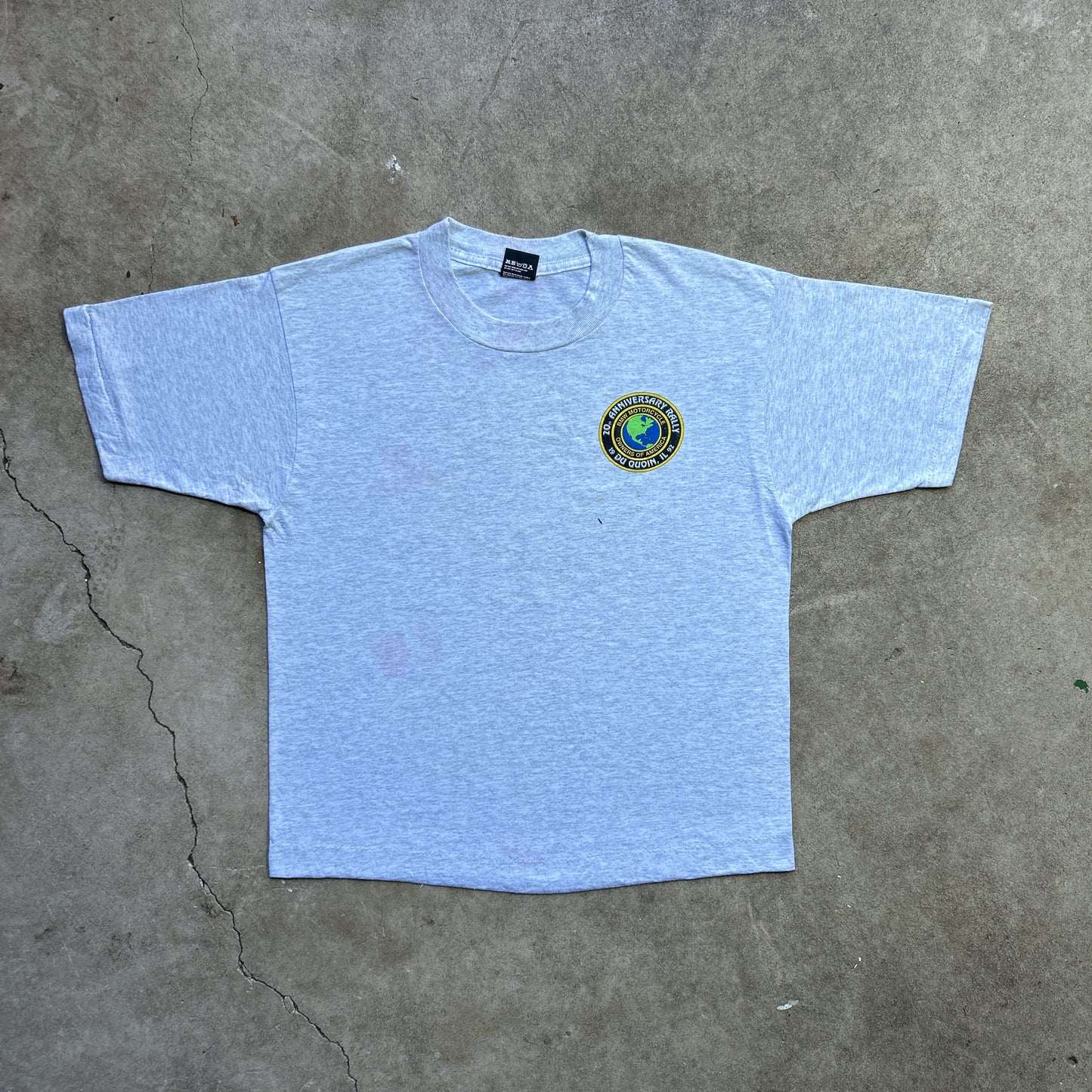 Vintage 90s BMW Motorcycles Owners Of America 20th Anniversary Rally 1992 T-shirt