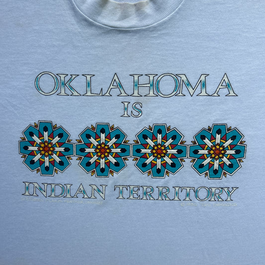 Vintage 80s Oklahoma, Is Indian Territory T-shirt