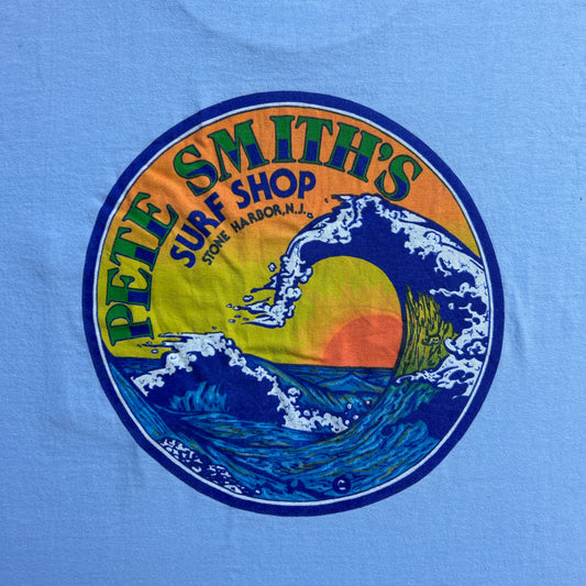 Vintage 90s Pete Smith's Surf Shop, Stone Harbour New Jersey T-shirt