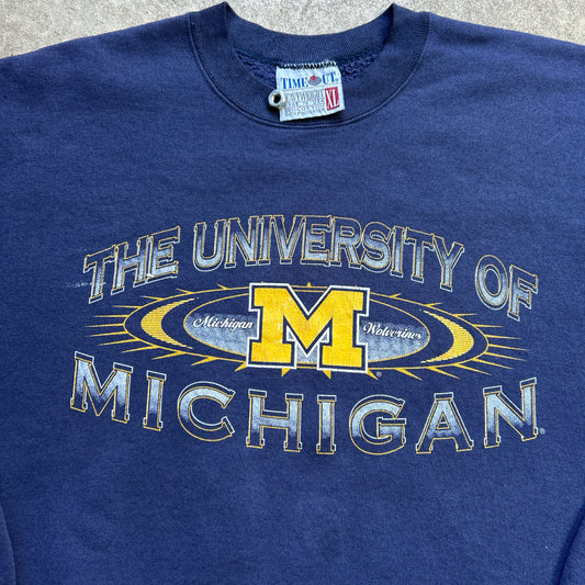 Vintage 90s University of Michigan Crewneck Sweatshirt