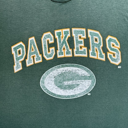 Vintage 80s USA NFL, Green Bay Packers Team Merchandise Graphic Print T-shirt