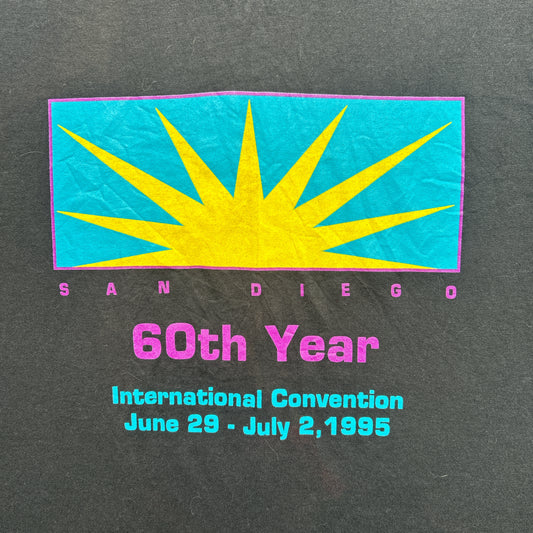 Vintage 90s USA San Diego, 60th Year, International Convention, 1995 T-shirt