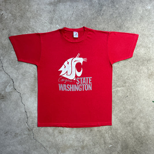 Vintage 90s Cougars State Washington USA T-shirt