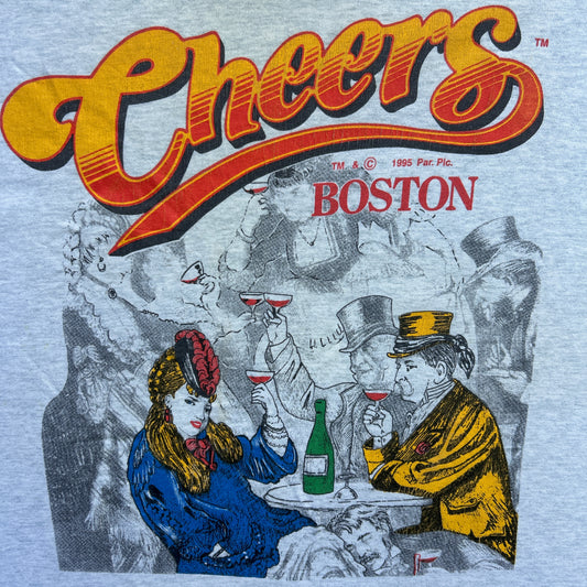 Vintage 90s Cheers, Boston, USA, CBS Studios Tv T-shirt