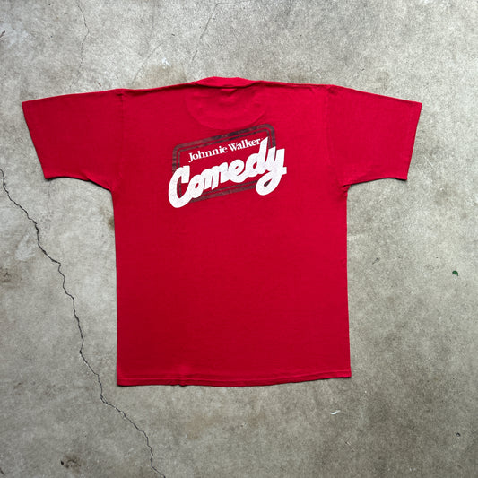 Vintage 80s Johnnie Walker Whisky Comedy, Promotional T-shirt