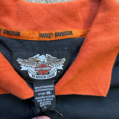 Vintage 2000s Harley Davidson Motorcycles Original Worker Shirt