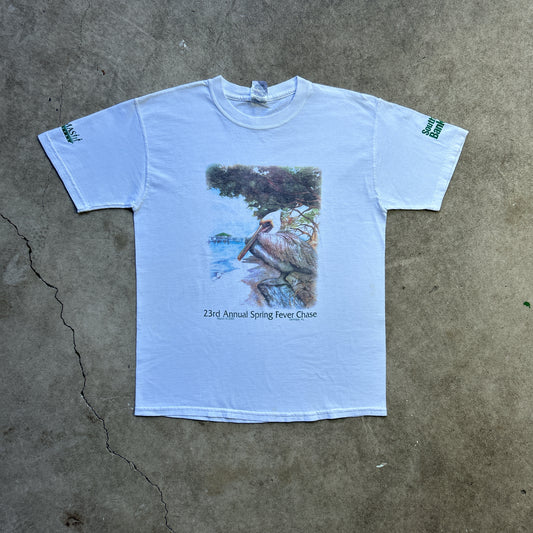 Vintage 2000 23rd Annual Spring Fever Chase Fairhope, Dinosaur Bird T-shirt
